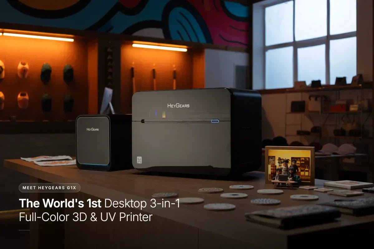 Meet HeyGears G1X: World's First Desktop Full-Color 3D & UV Printer