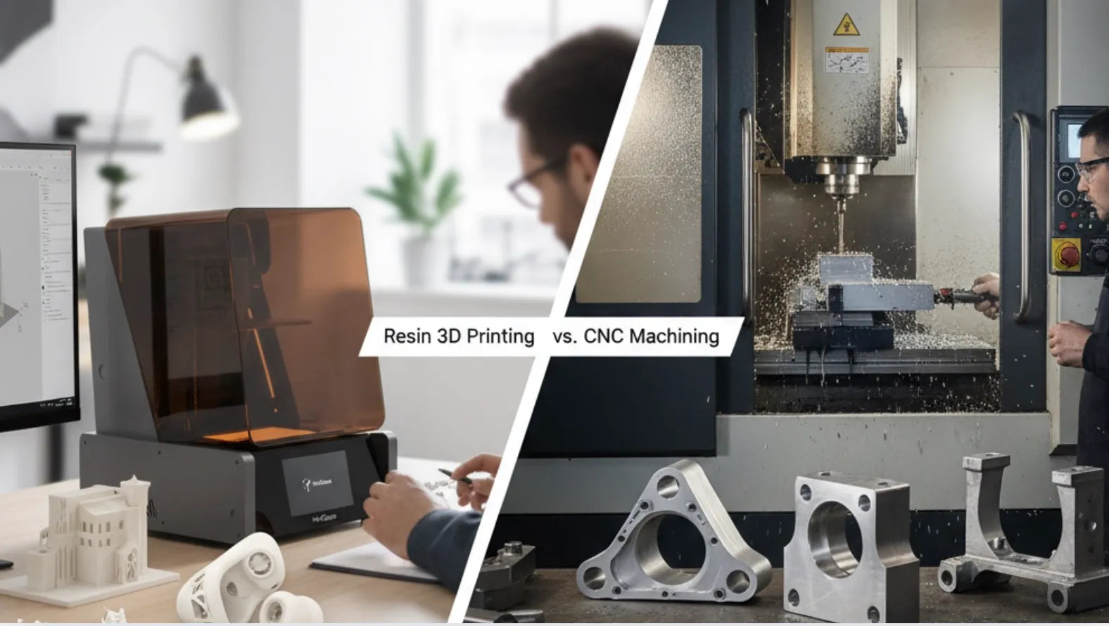 Resin 3D Printing vs CNC Machining: Which is Right for Your Project?