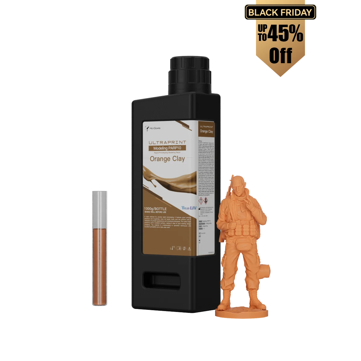 UltraPrint-Modeling PARP10 ラピッドプロトタイピングモデリング樹脂(オレンジクレイ)