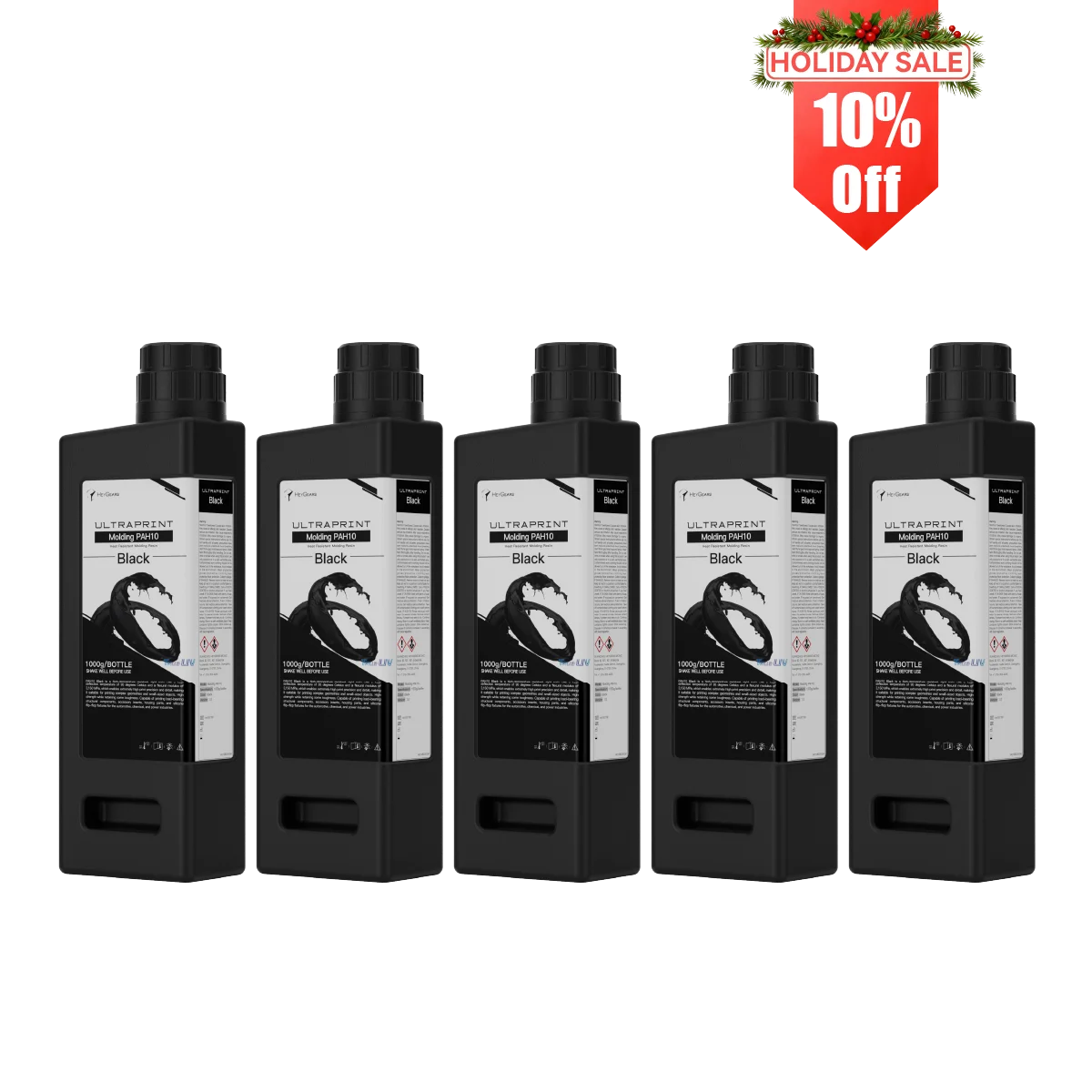 UltraPrint-Molding PAH10 (Black) High-Temp & Rigid Resin