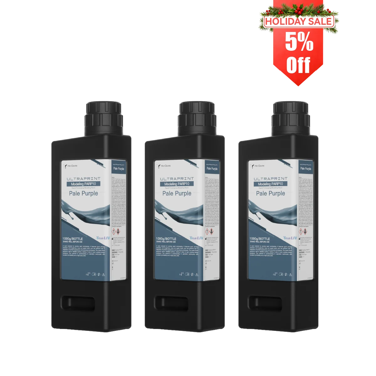 UltraPrint-Modeling PARP10 Rapid Prototyping Modeling Resin (Pale Purple)