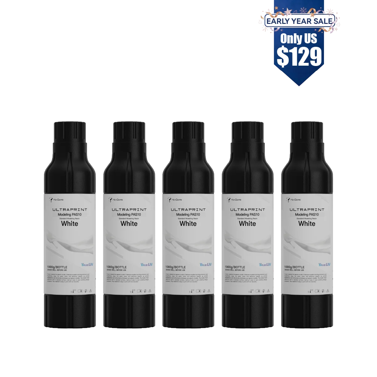 UltraPrint-Modeling 5KG PAS10 Resin (White)