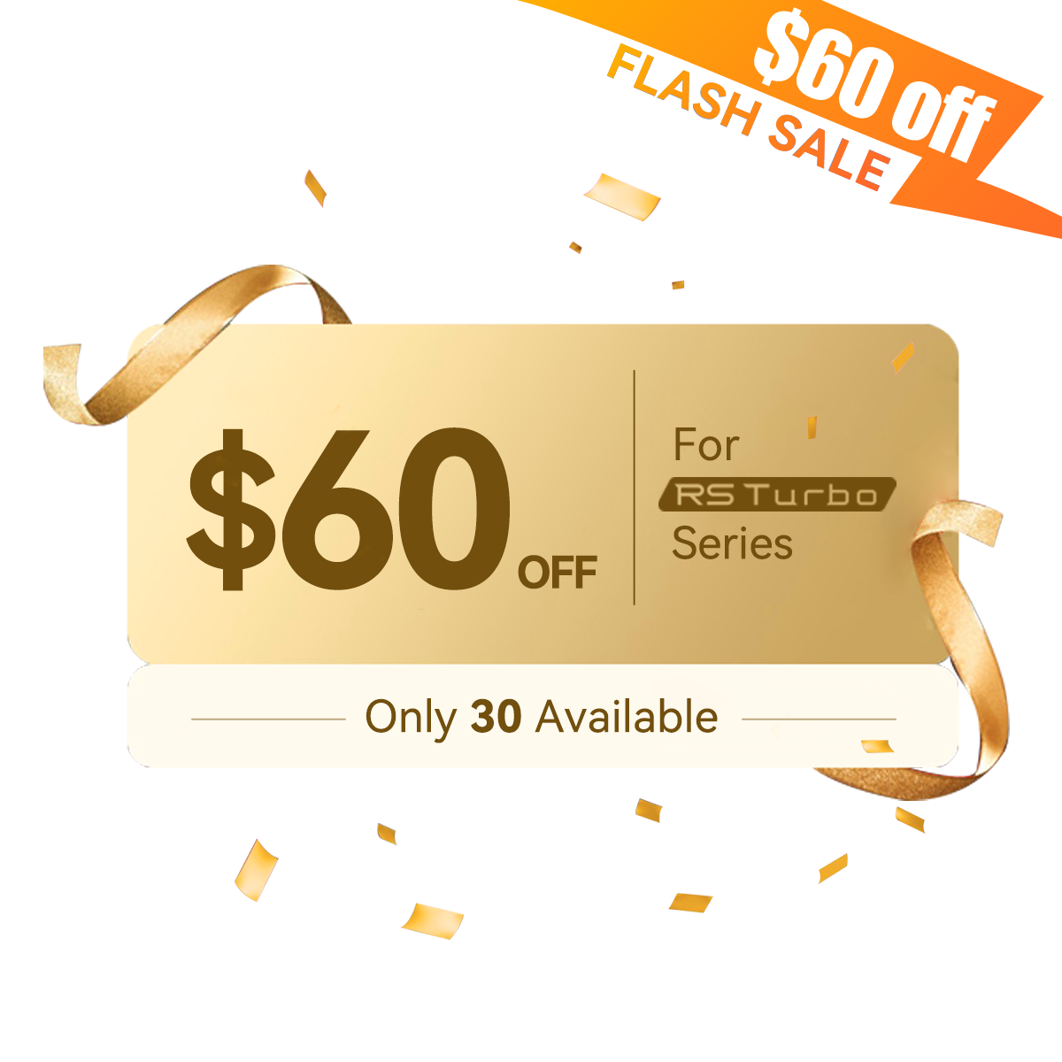$60 OFF Coupon for RS Turbo – Only 30