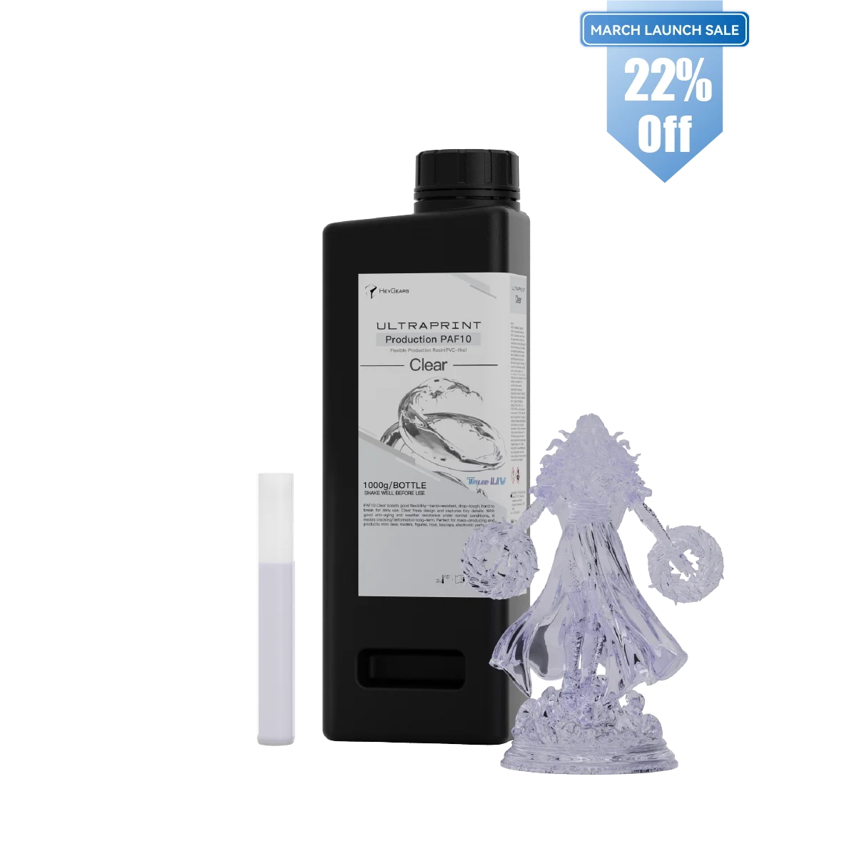 UltraPrint Production PAF10 Flexible Production Resin (PVC-like)