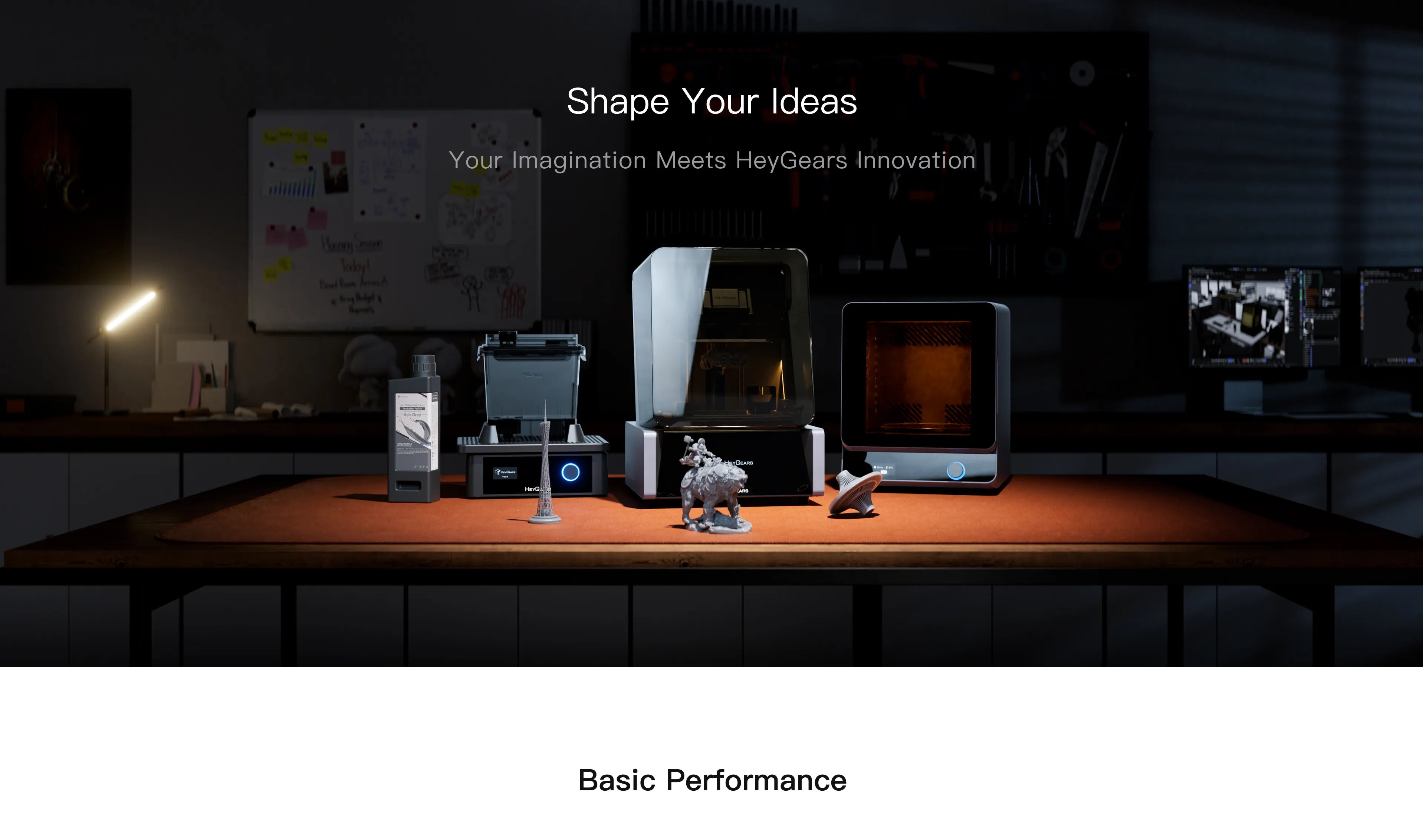HeyGears 3D Printing Innovation - Shape Your Ideas with Precision Resin Technology