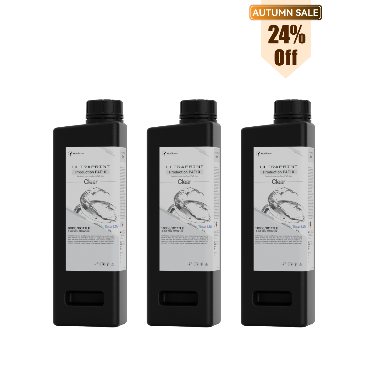 UltraPrint Production PAF10 Flexible Production Resin (PVC-like)