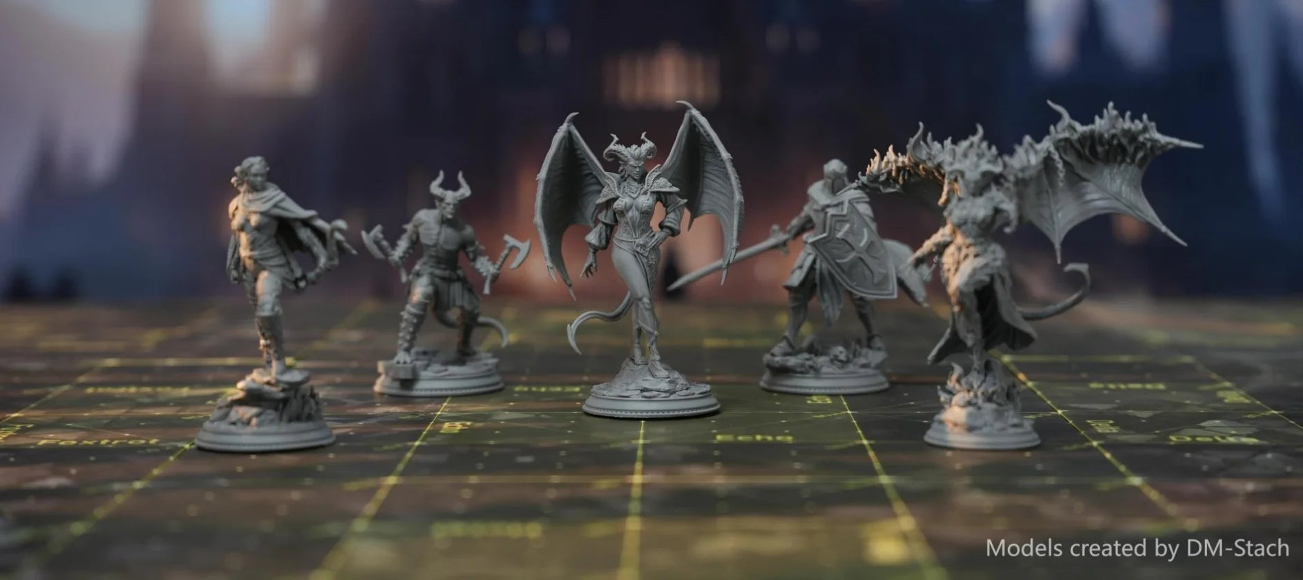 HeyGears Resin 3D printed Warhammer miniature with PAC10 resin showing fine details and precision