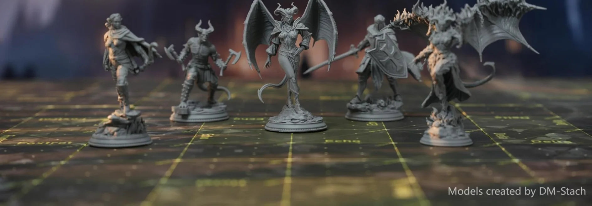 HeyGears Resin 3D printed Warhammer miniature with PAC10 resin showing fine details and precision