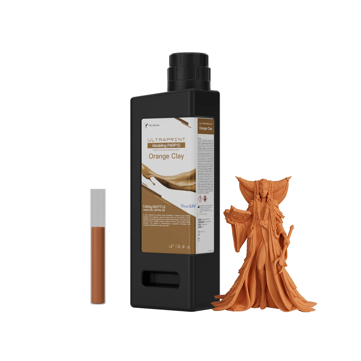 UltraPrint-Modeling 4KG PARP10 Rapid Prototyping Modeling Resin (Orange Clay)