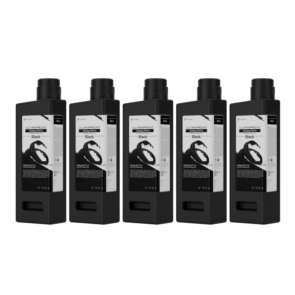 UltraPrint-Molding PAH10 (Black) High-Temp & Rigid Resin