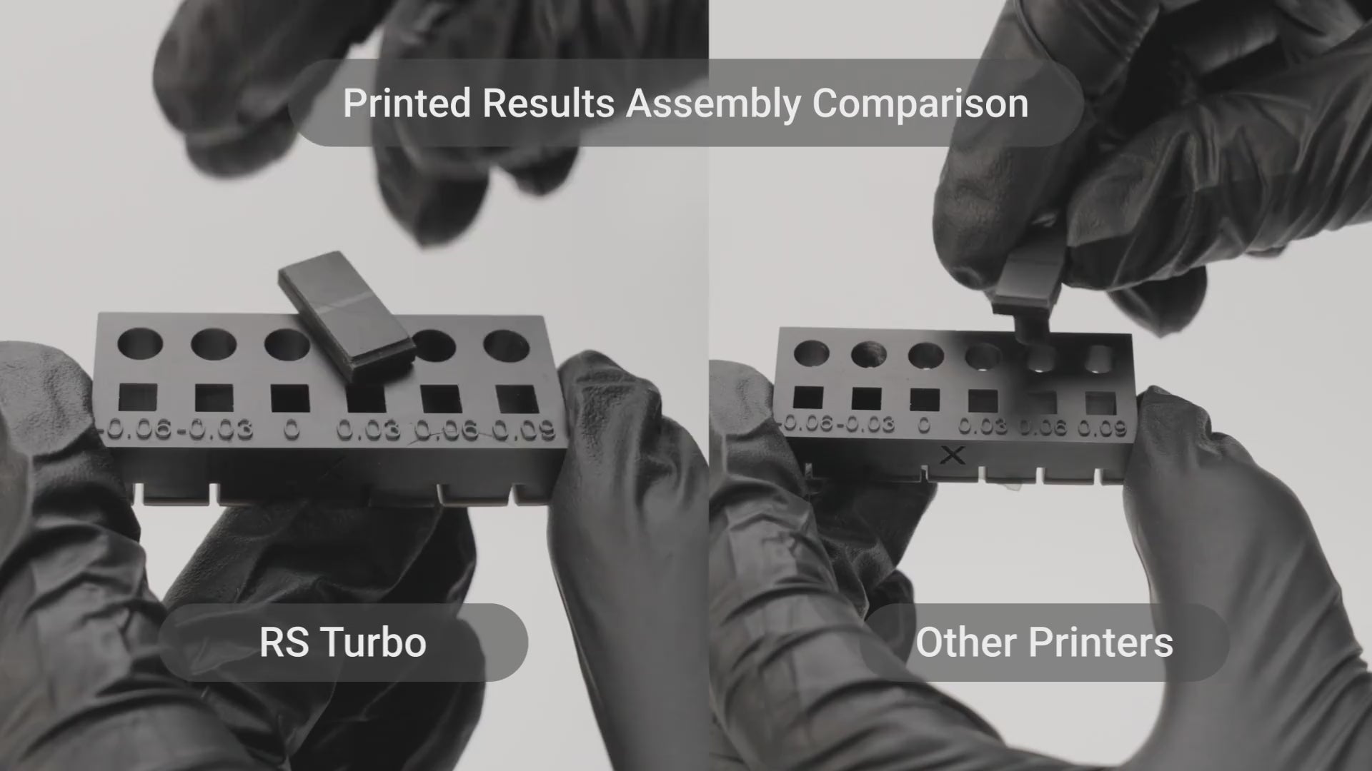 Load video: <p>The RS Turbo automatically calibrates the screen using<strong> NFC </strong>data, keeping light intensity differences within <strong>5%</strong>* and reducing variations in light intensity to ensure printing precision after screen replacement.</p><p>*Data sourced from HeyGears Lab</p>