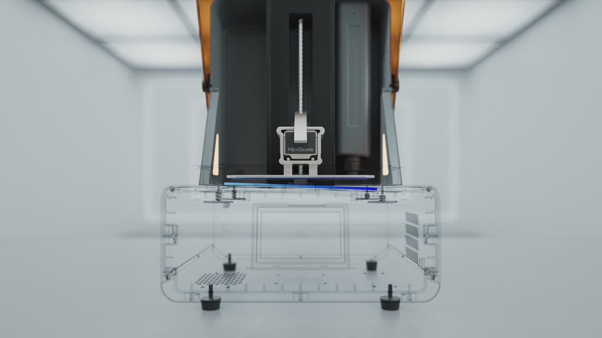 Load video: <p>A floating screen system with a deviation of 0.15° eliminates gaps of up to 240 µm* for automatic leveling.</p>
