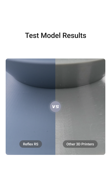 Resin 3D Printed Test Model Comparison HeyGears Reflex RS vs Other 3D Printers