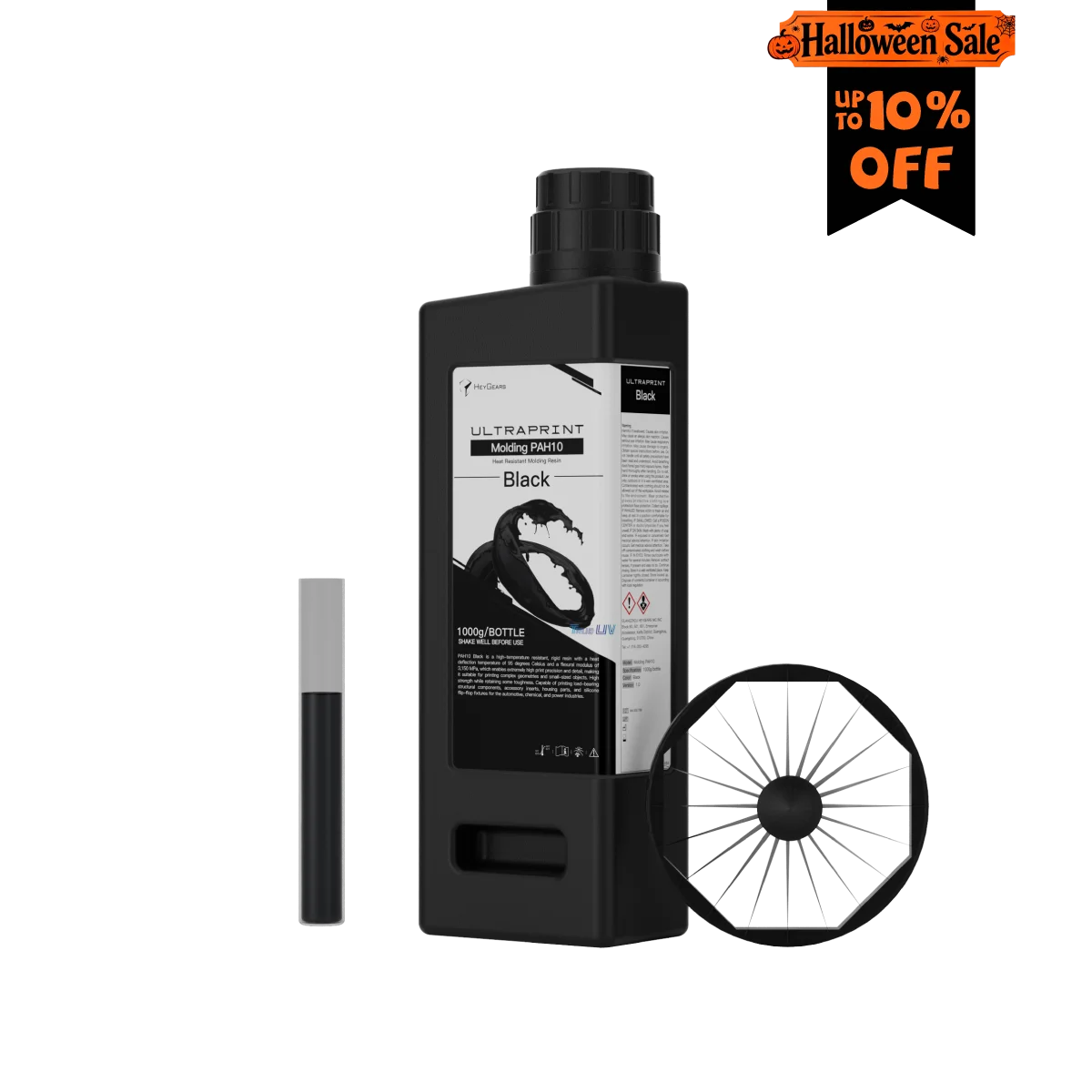 UltraPrint-Molding PAH10 (Black) High-Temp & Rigid Resin