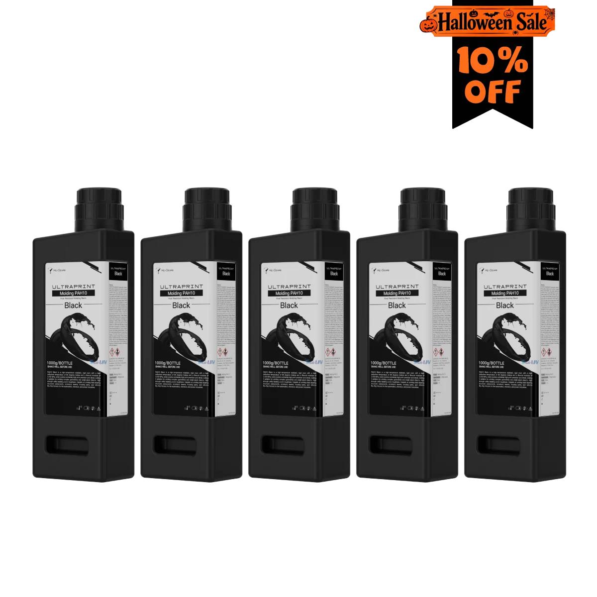 UltraPrint-Molding PAH10 (Black) High-Temp & Rigid Resin