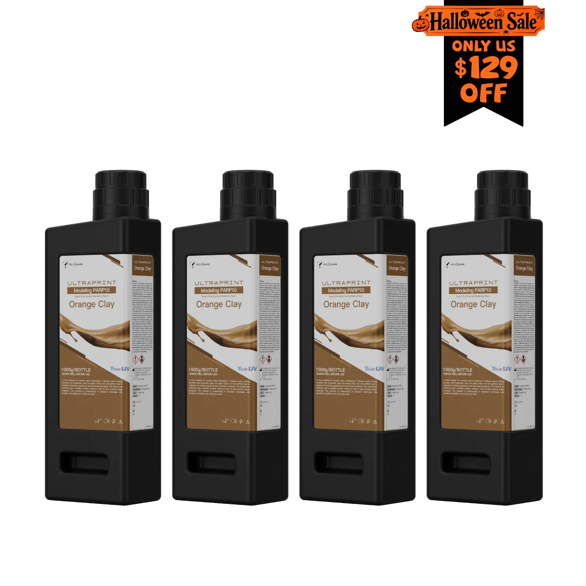 UltraPrint-Modeling PARP10 Rapid Prototyping Modeling Resin (Orange Clay)