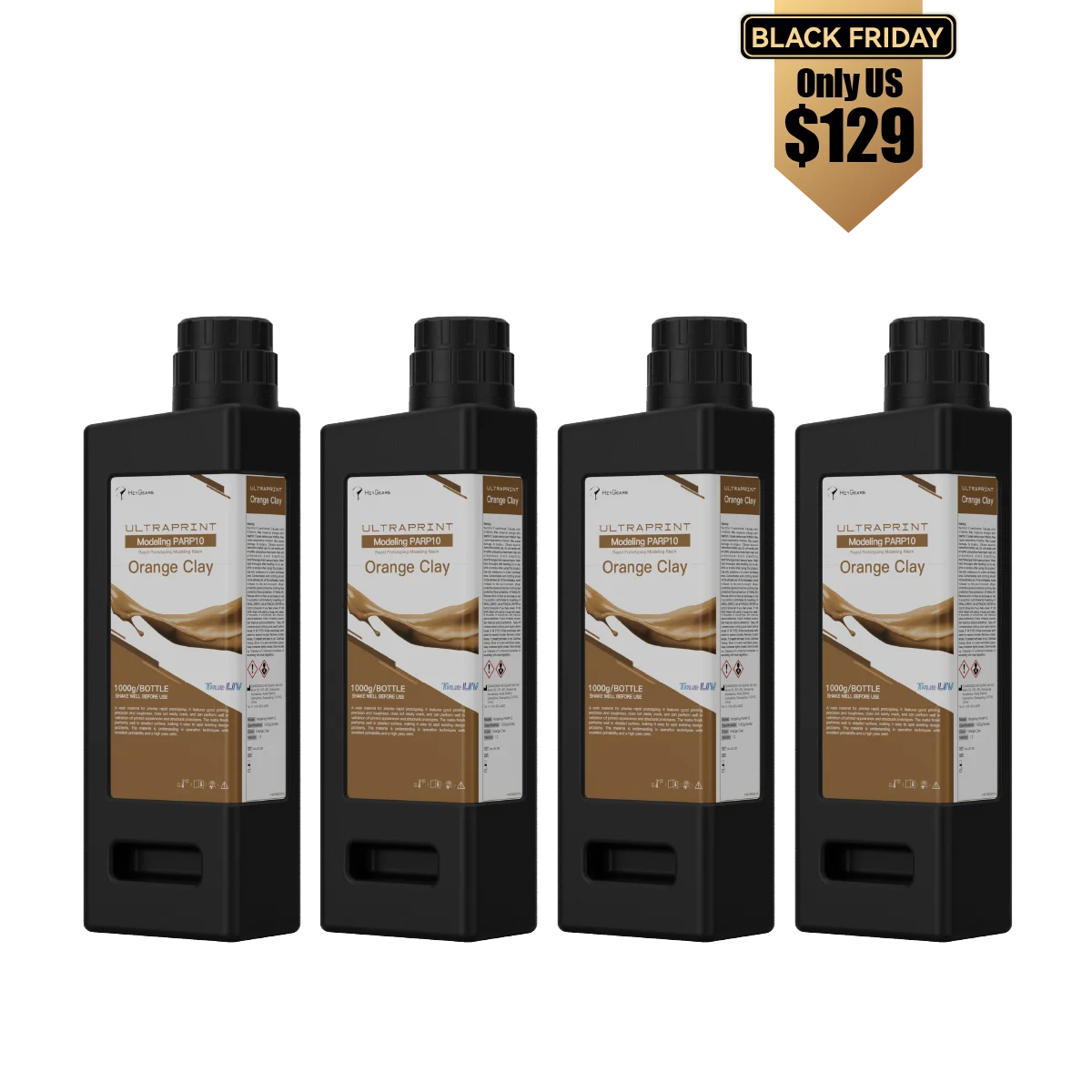 UltraPrint-Modeling PARP10 ラピッドプロトタイピングモデリング樹脂（オレンジクレイ）