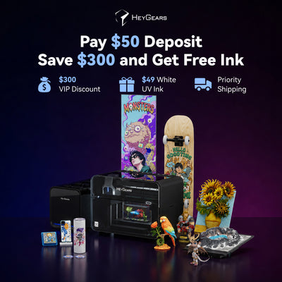 HeyGears G1 Series: The World's 1st Desktop Full-Color 3D & UV Printer Deposit Reservation