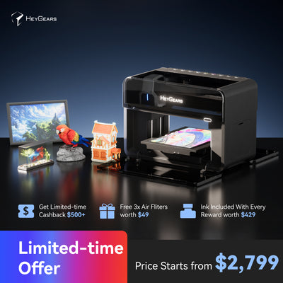 HeyGears G1X - The World's 1st Desktop Full-Color 3D & UV Printer
