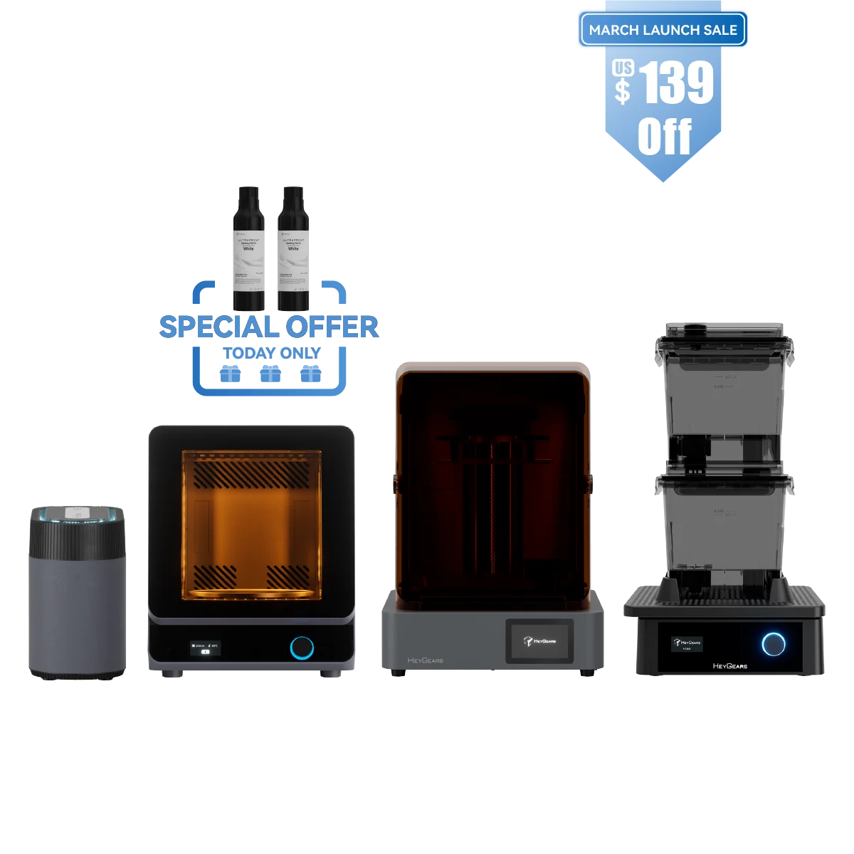 Reflex 2 High-Accuracy Resin 3D Printer for Professionals – HeyGears Store