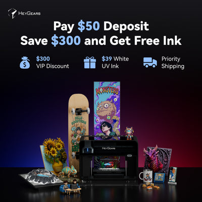 HeyGears G1 Series: The World's 1st Desktop Full-Color 3D & UV Printer Deposit Reservation