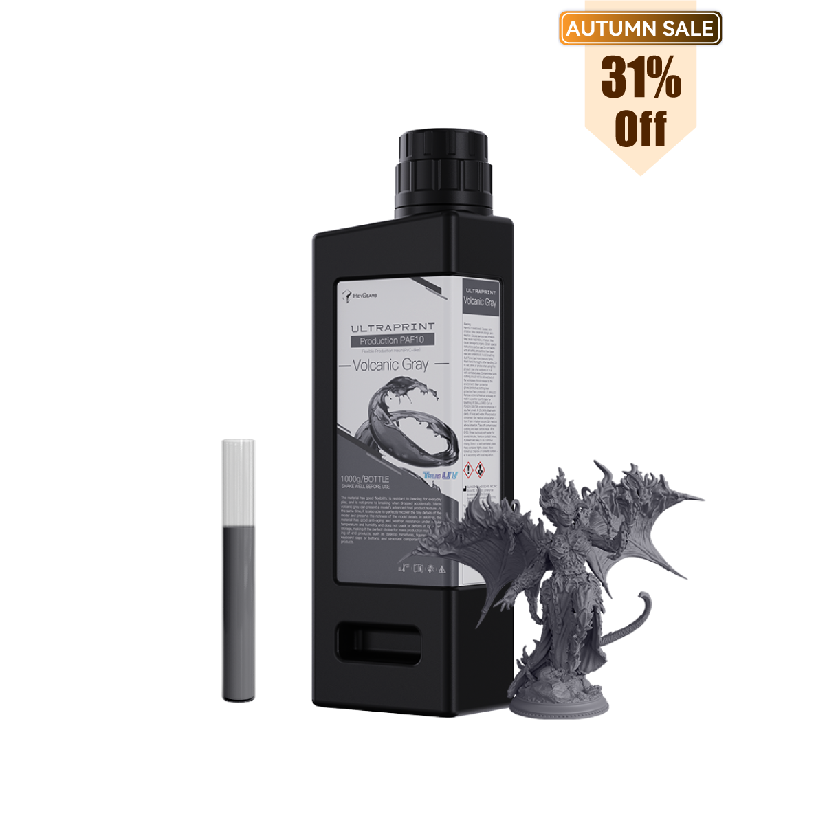 UltraPrint Production PAF10 フレキシブルプロダクション樹脂（PVCライク）
