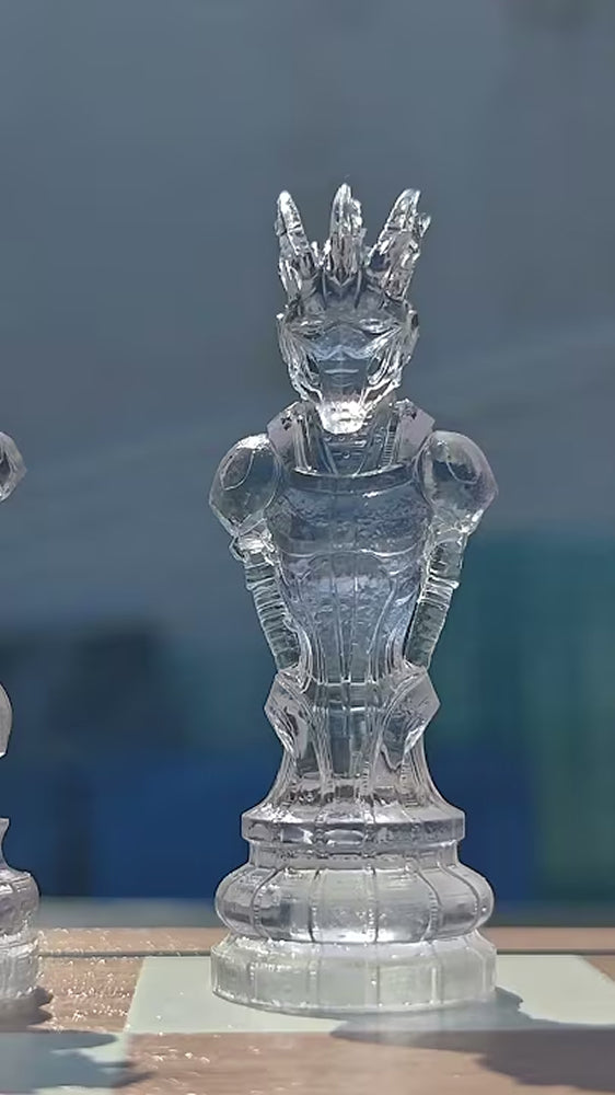 Epic 3D Printed Chess with PAF10 Clear resin on RS Turbo.
