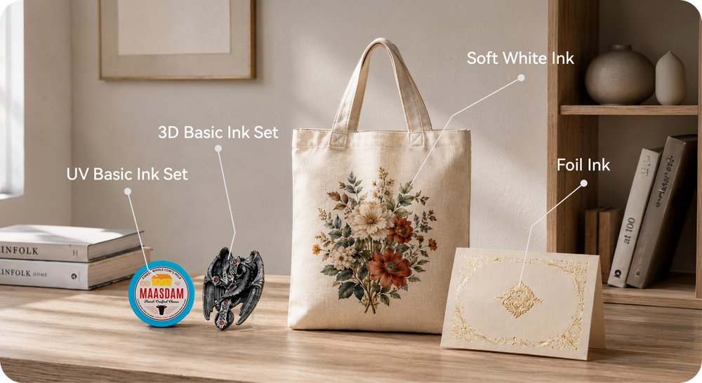 Multiple Ink Types Available
