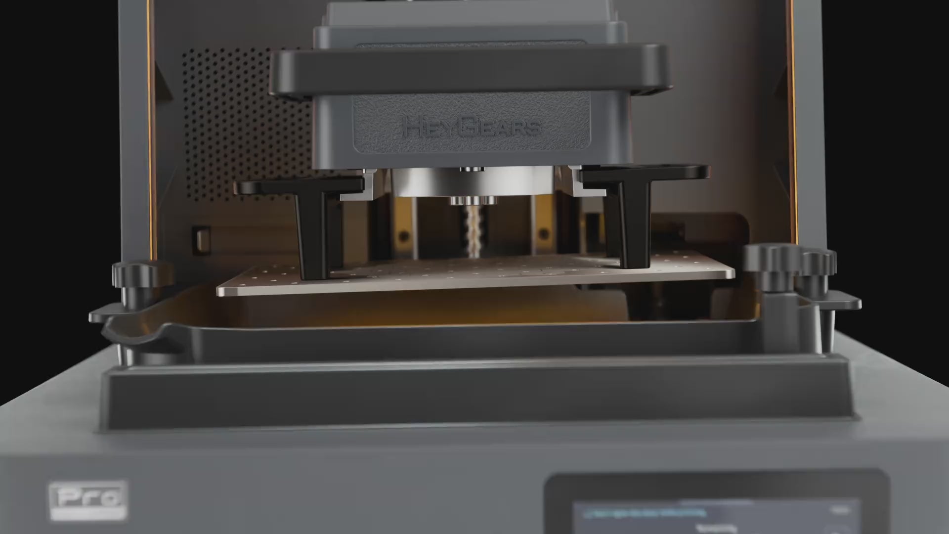 Charger la vidéo: &lt;p&gt;A floating build platform system with a deviation of 0.15° eliminates gaps of up to 240 µm for automatic leveling.&lt;/p&gt;
