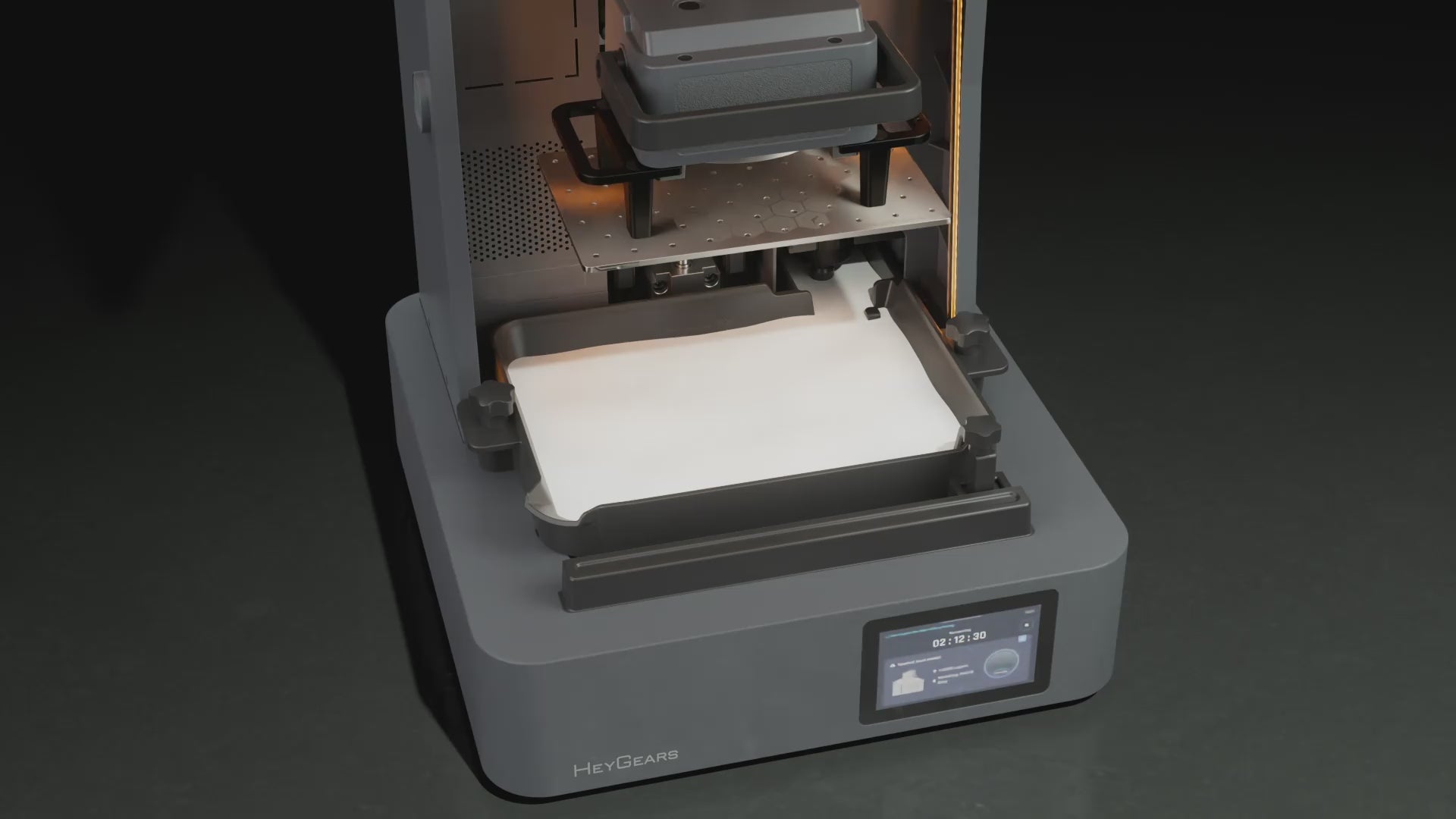 Video laden: &lt;p&gt;With the optional heating scraper, Reflex 2 achieves more efficient heating of resin and keeps it at an optimal temperature throughout the printing process. Scraping also helps to prevent resin sedimentation and residue.&lt;/p&gt;