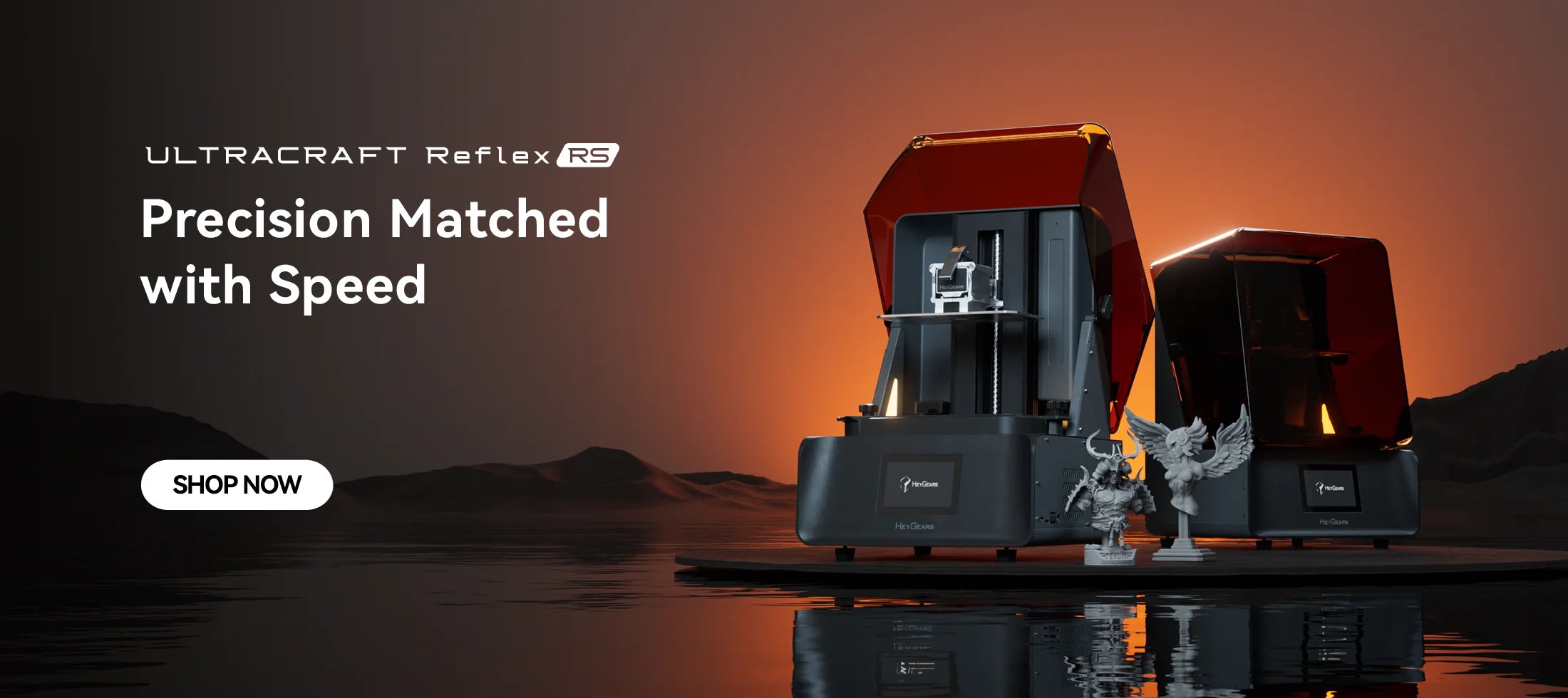 Reflex RS 3d printer HeyGears